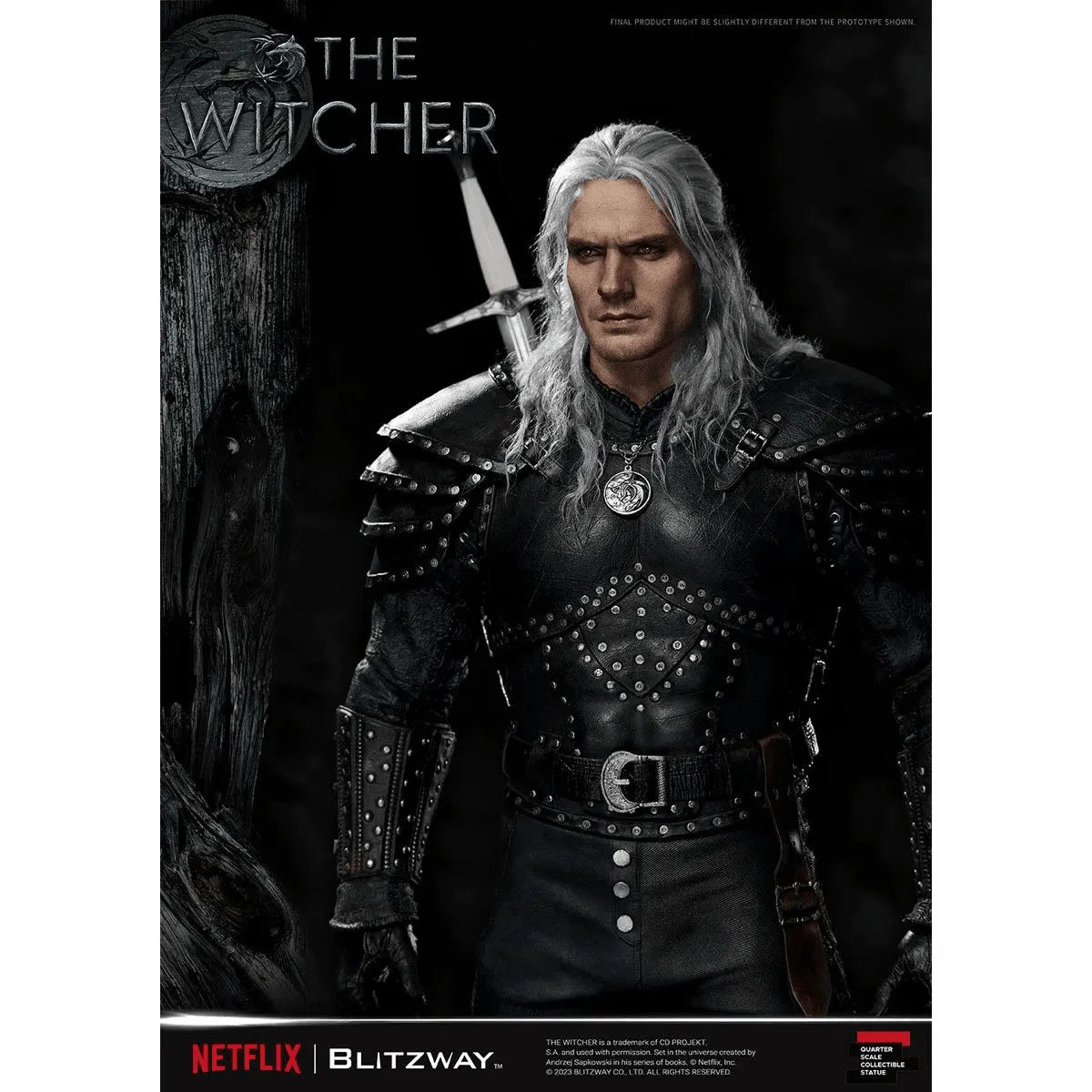 BLIBW-SS-21701 The Witcher (TV) - Geralt of Rivia 1:4 Scale Statue - Blitzway - Titan Pop Culture