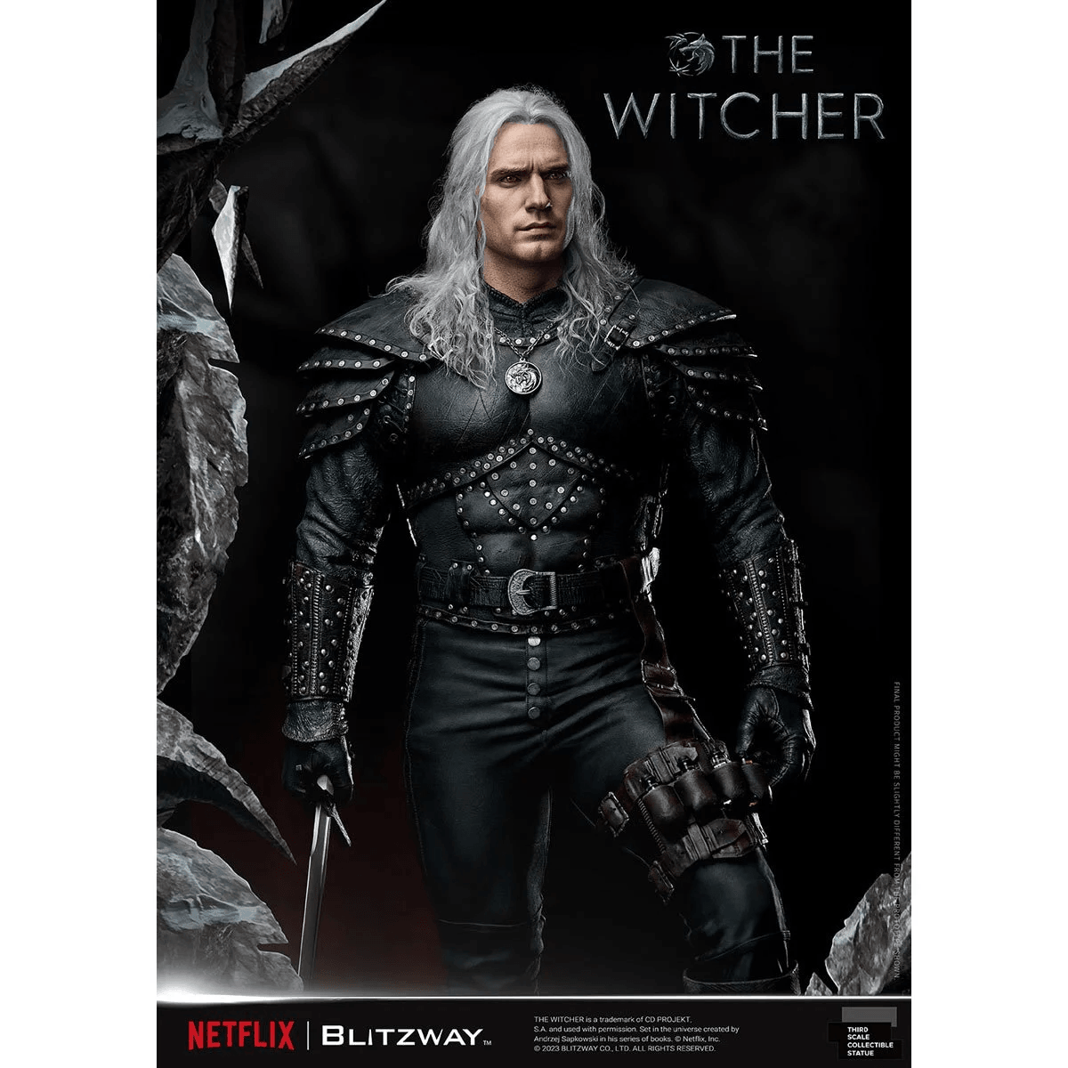 BLIBW-SS-31401 The Witcher (TV) - Geralt of Rivia 1:3 Scale Statue - Blitzway - Titan Pop Culture