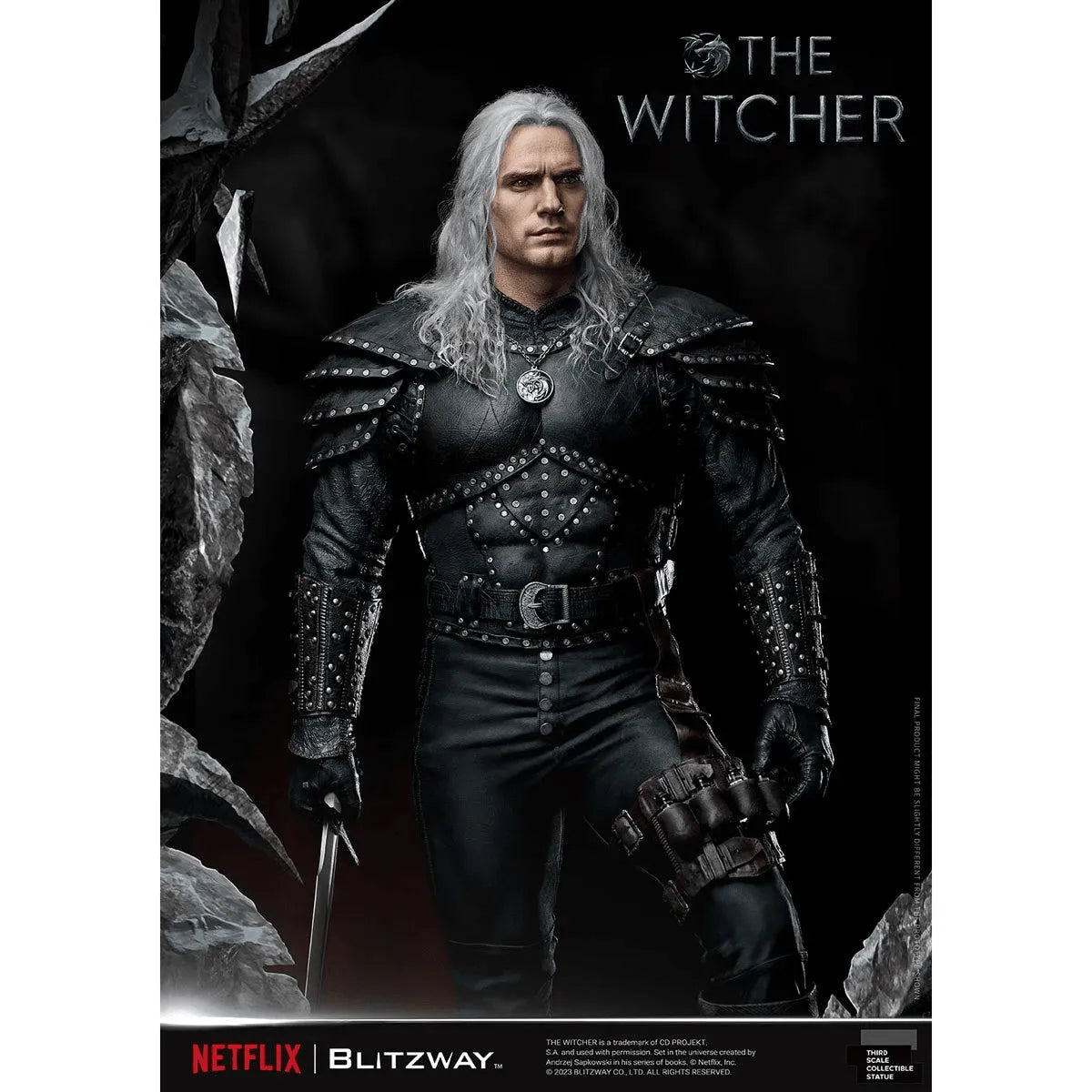 BLIBW-SS-31401 The Witcher (TV) - Geralt of Rivia 1:3 Scale Statue - Blitzway - Titan Pop Culture