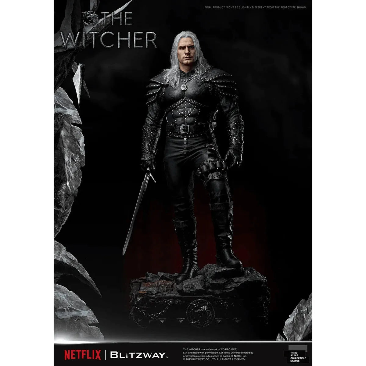 BLIBW-SS-31401 The Witcher (TV) - Geralt of Rivia 1:3 Scale Statue - Blitzway - Titan Pop Culture