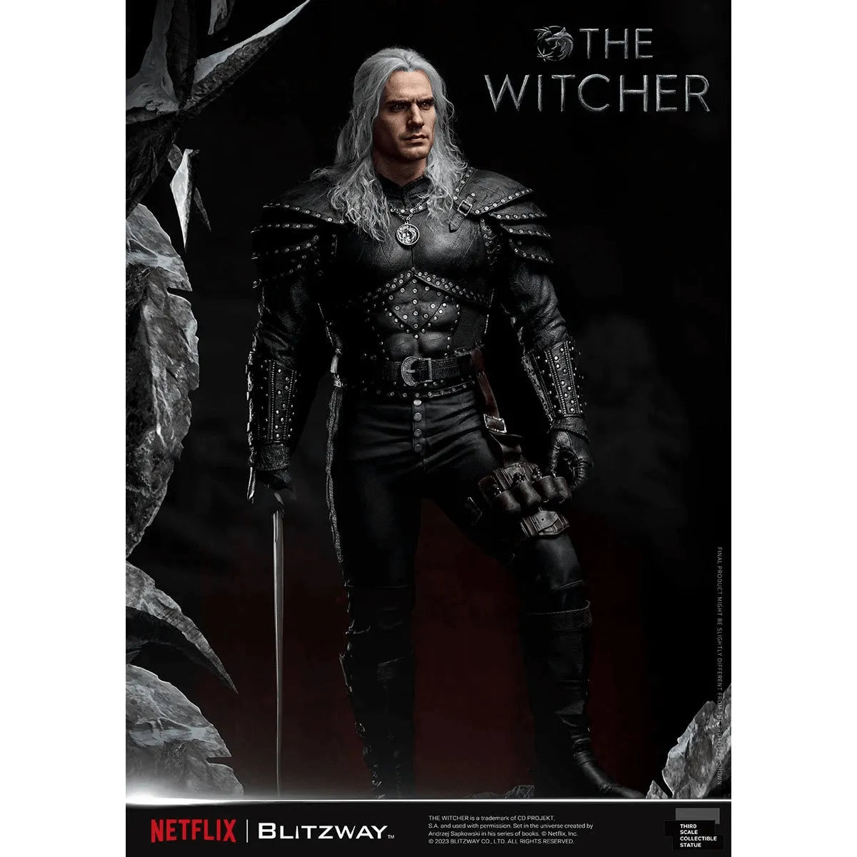 BLIBW-SS-31401 The Witcher (TV) - Geralt of Rivia 1:3 Scale Statue - Blitzway - Titan Pop Culture