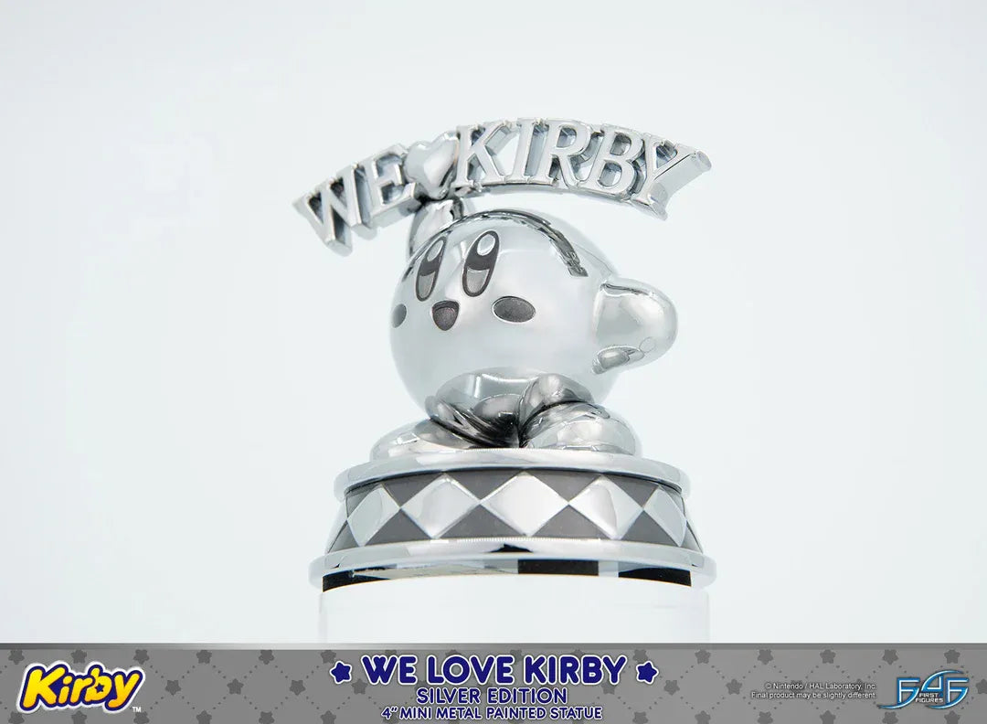 Kirby - We Love Kirby Diecast Statue [Silver Version]