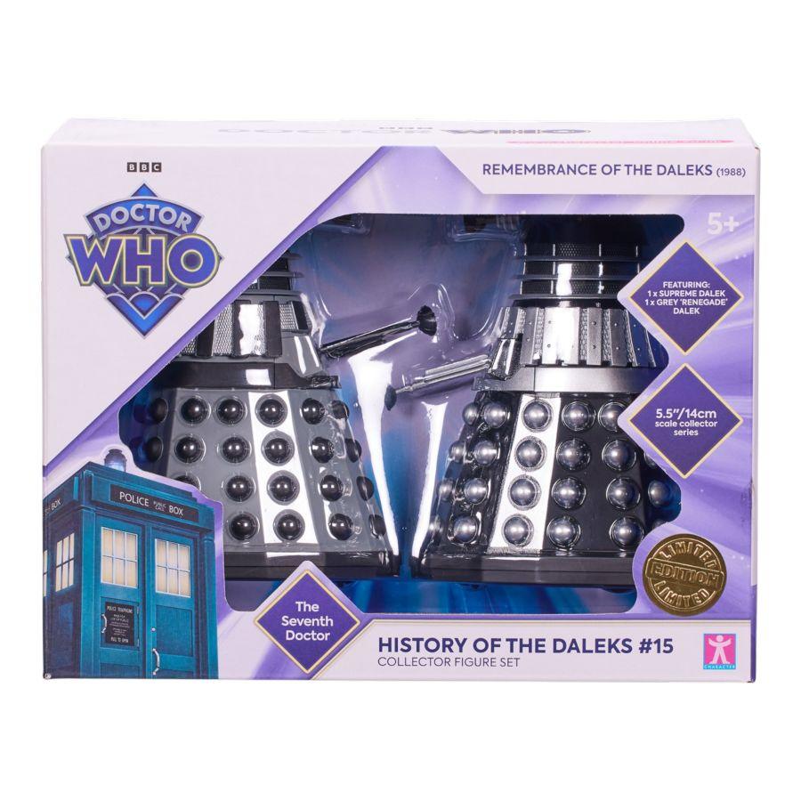 CHA08020 Doctor Who - History of the Daleks Set #15 Collector Figure Set - Character Options - Titan Pop Culture