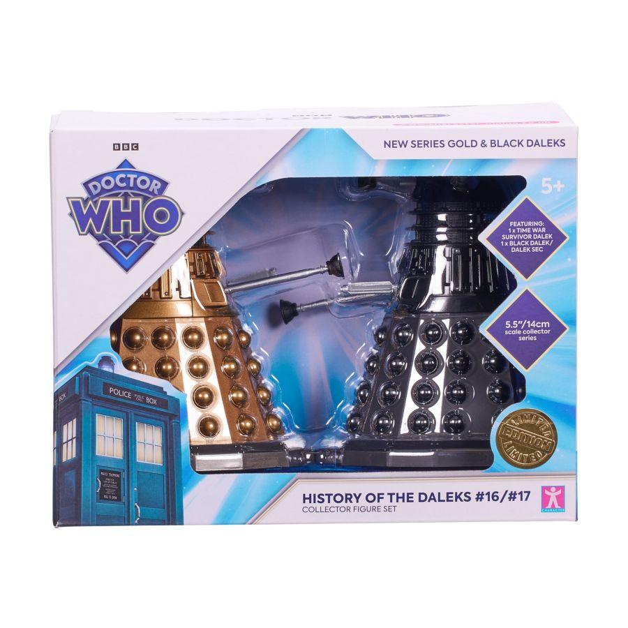 Doctor Who - History of the Daleks Set #16 & #17 Collector Set Action figures by Character Options | Titan Pop Culture