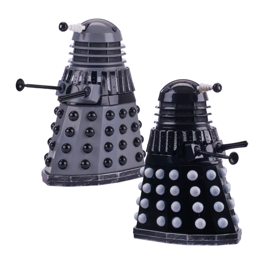 CHA08243 Doctor Who - History of the Daleks #18 "Resurrection of the Daleks" Collector Figure Set - Character Options - Titan Pop Culture