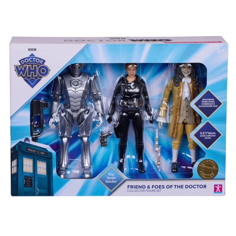 CHA08244 Doctor Who - Friends & Foes 3 Figure Collector Set - Character Options - Titan Pop Culture