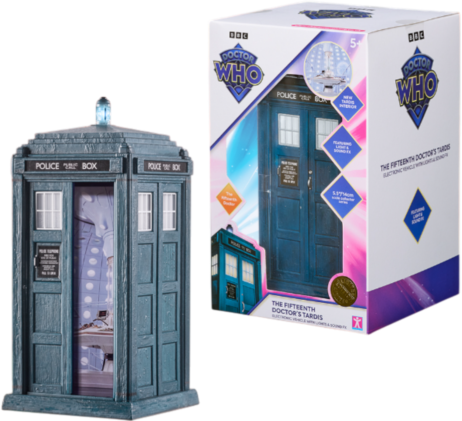 Doctor Who - The 15th Doctor's Tardis Figure (with Light & Sound)