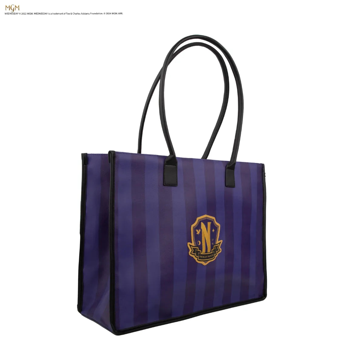 CINCR2372 Wednesday (TV) - Nevermore Academy Shopping Bag (Purple) - CineReplicas - Titan Pop Culture