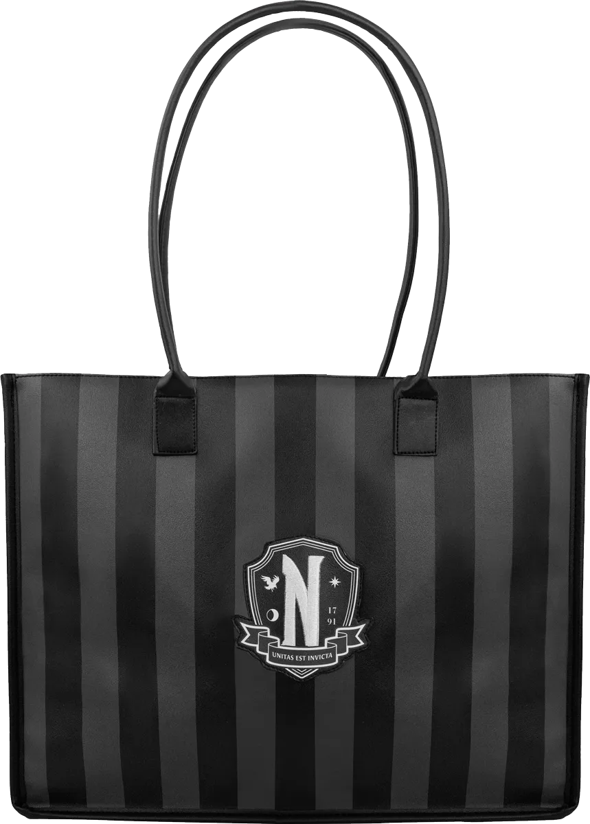 CINCR2373 Wednesday (TV) - Nevermore Academy Shopping Bag (Black) - CineReplicas - Titan Pop Culture