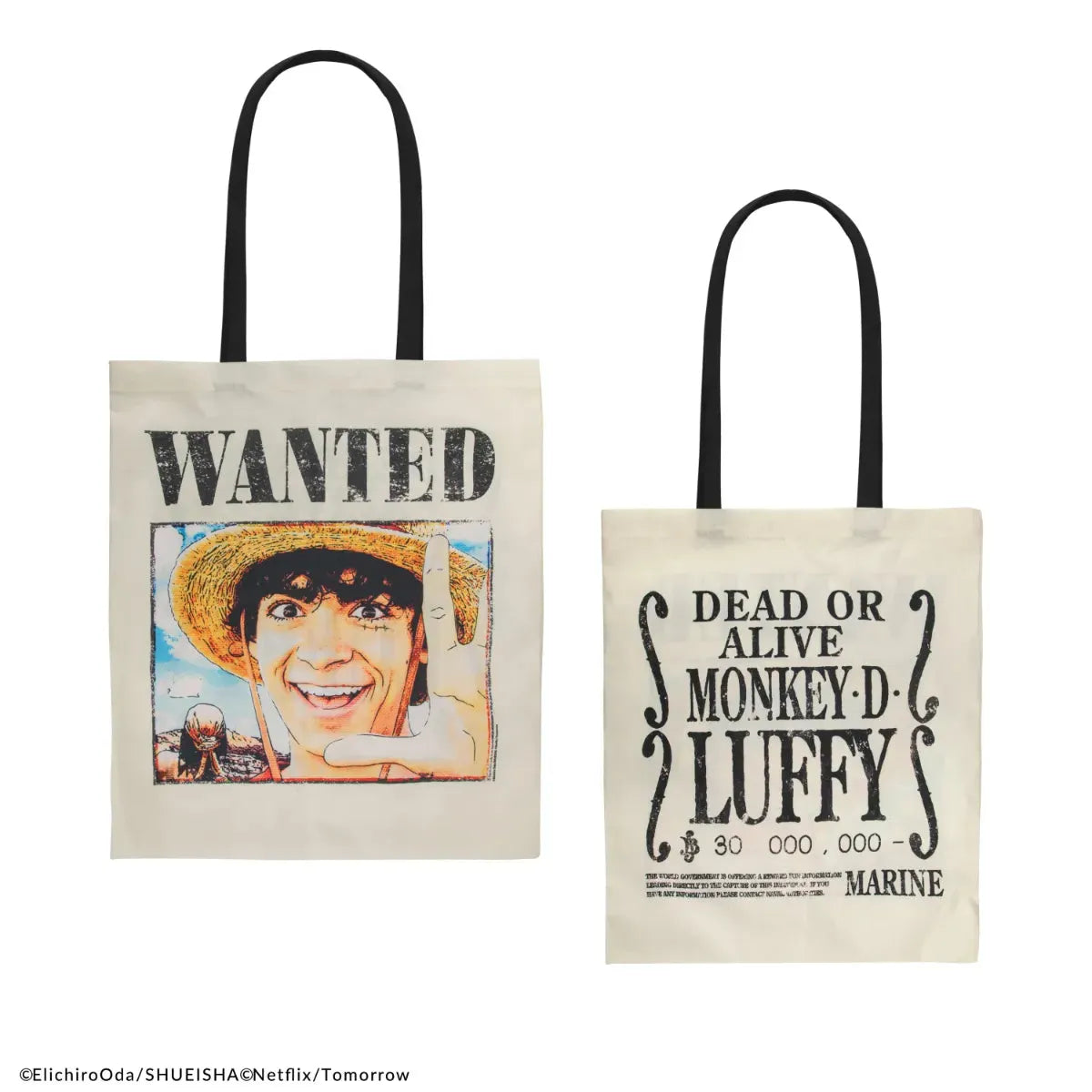 CINCR2390 One Piece (2023) - Wanted Luffy Tote Bag - CineReplicas - Titan Pop Culture