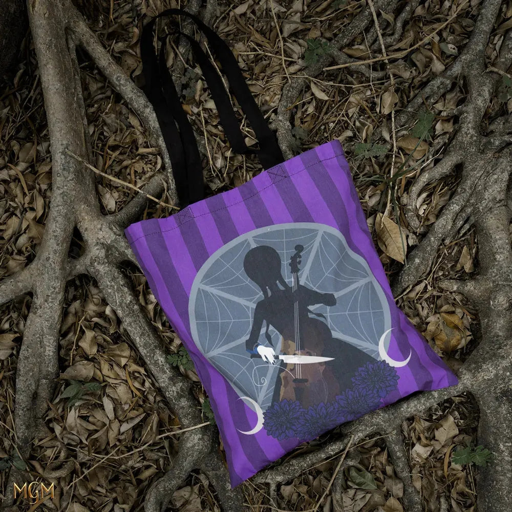 CINCR2477 Wednesday (TV) - Wednesday With Cello Tote Bag - CineReplicas - Titan Pop Culture