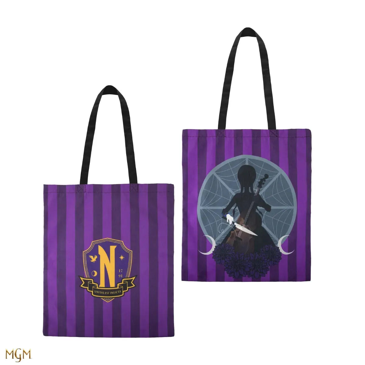 CINCR2477 Wednesday (TV) - Wednesday With Cello Tote Bag - CineReplicas - Titan Pop Culture