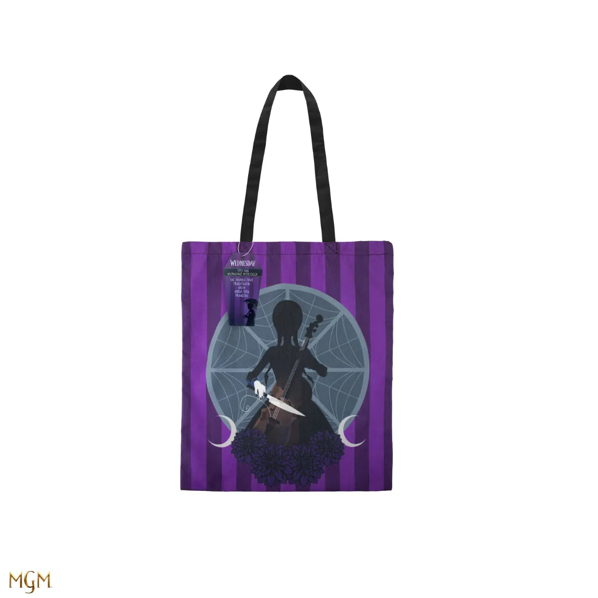 CINCR2477 Wednesday (TV) - Wednesday With Cello Tote Bag - CineReplicas - Titan Pop Culture