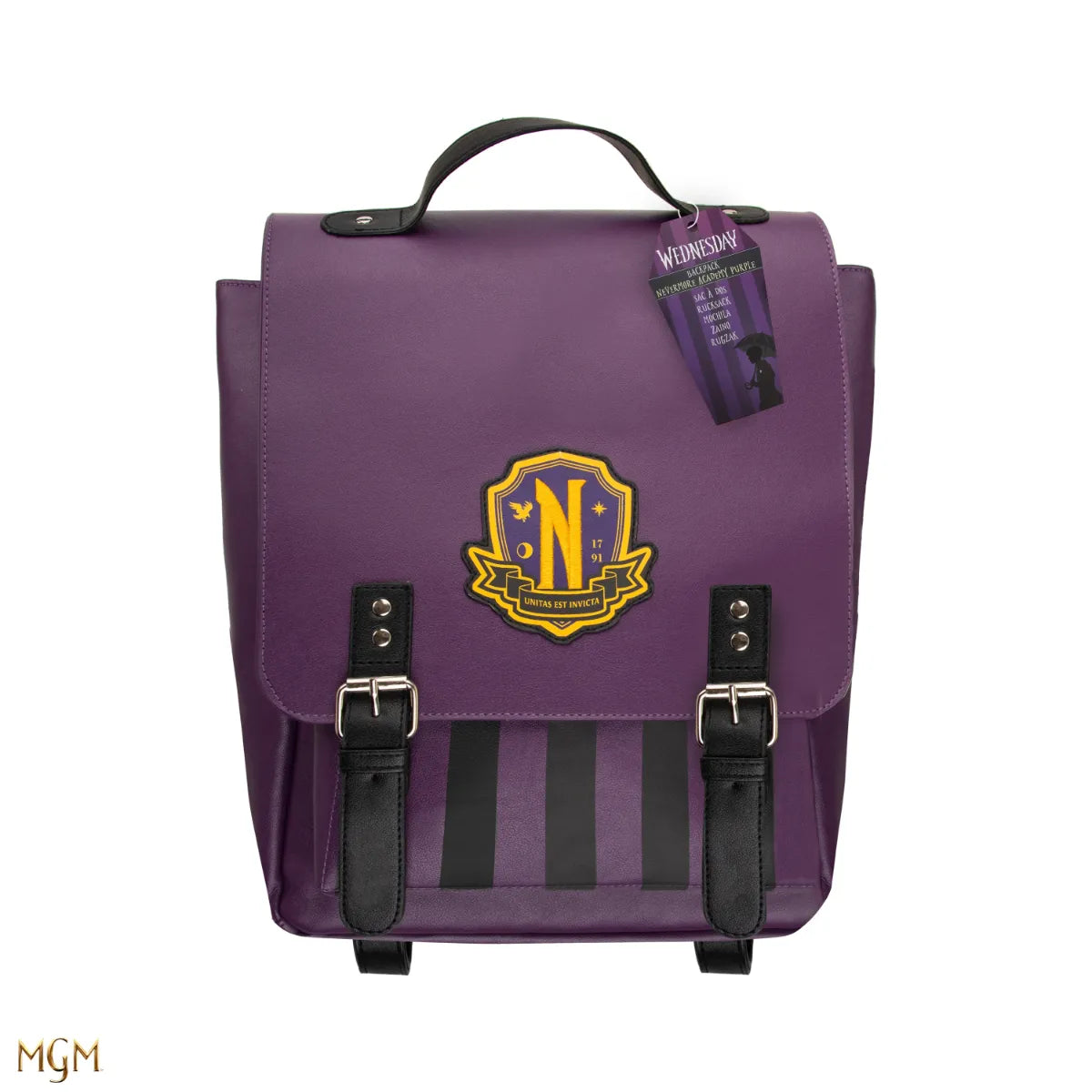 CINCR2482 Wednesday (TV) - Nevermore Academy Backpack (Purple) - CineReplicas - Titan Pop Culture