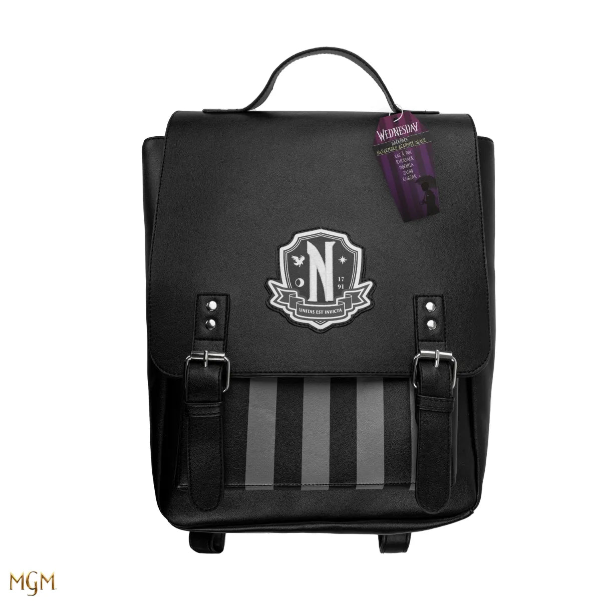 CINCR2483 Wednesday (TV) - Nevermore Academy Backpack (Black) - CineReplicas - Titan Pop Culture