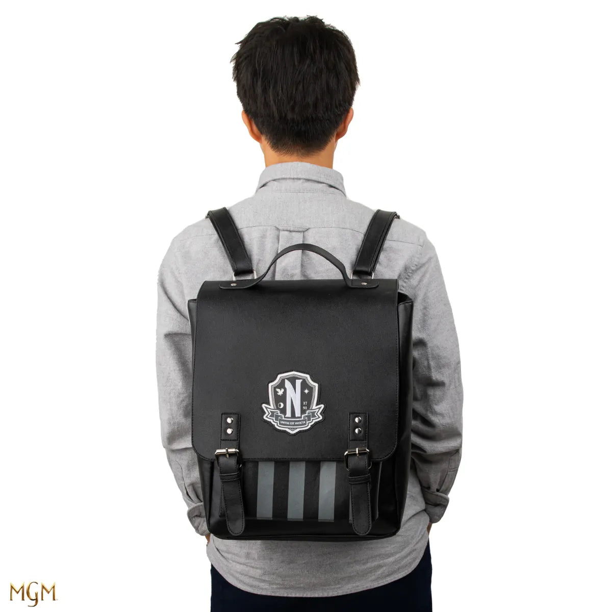 CINCR2483 Wednesday (TV) - Nevermore Academy Backpack (Black) - CineReplicas - Titan Pop Culture