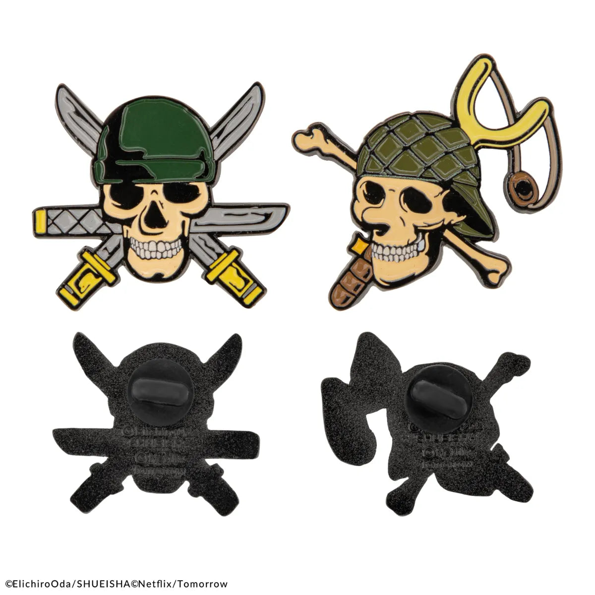 CINCR3293 One Piece (2023) - Zoro & Usopp Set of 2 Pins - CineReplicas - Titan Pop Culture