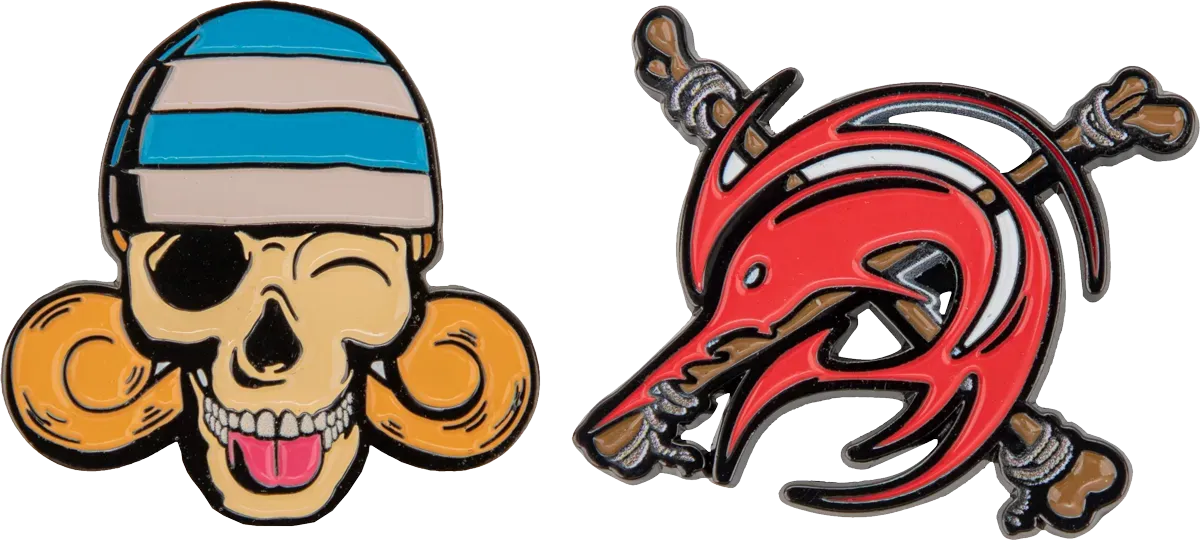 CINCR3294 One Piece (2023) - Nami & Arlong Set of 2 Pins - CineReplicas - Titan Pop Culture