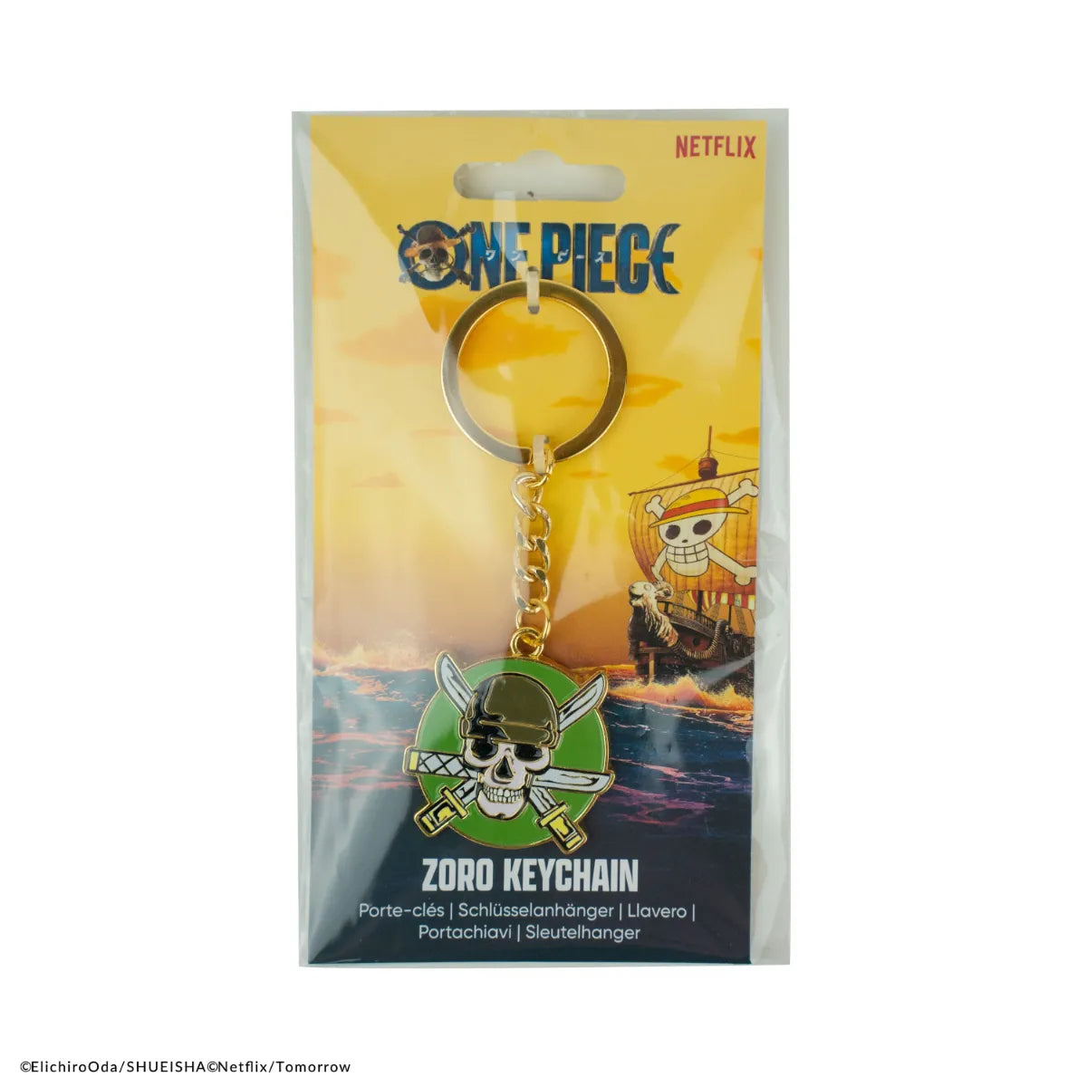 CINCR3298 One Piece (2023) - Zoro Keychain - CineReplicas - Titan Pop Culture