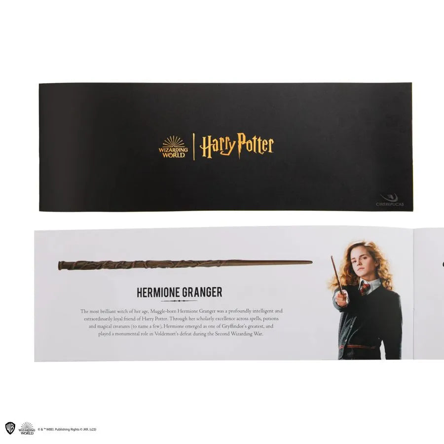 CINCR6603 Harry Potter - Hermione Granger Collector Wand - CineReplicas - Titan Pop Culture