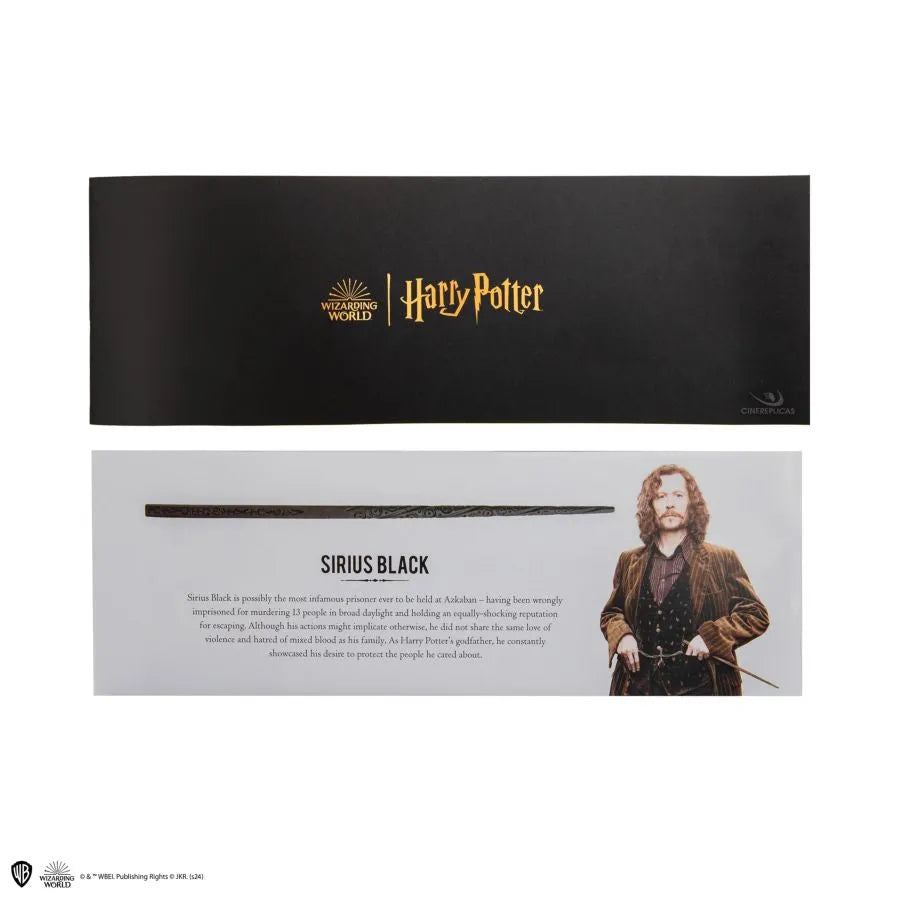 CINCR6612 Harry Potter - Sirius Black Collector Wand - CineReplicas - Titan Pop Culture