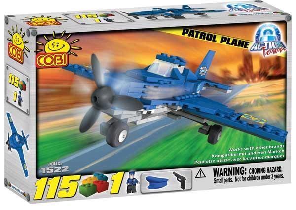 COB1522 Action Town - 115 Piece Patrol Plane Construction Set - Cobi - Titan Pop Culture