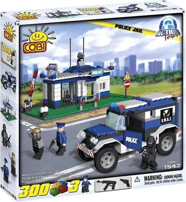 COB1542 Action Town - 300 Piece Police Jail Construction Set - Cobi - Titan Pop Culture