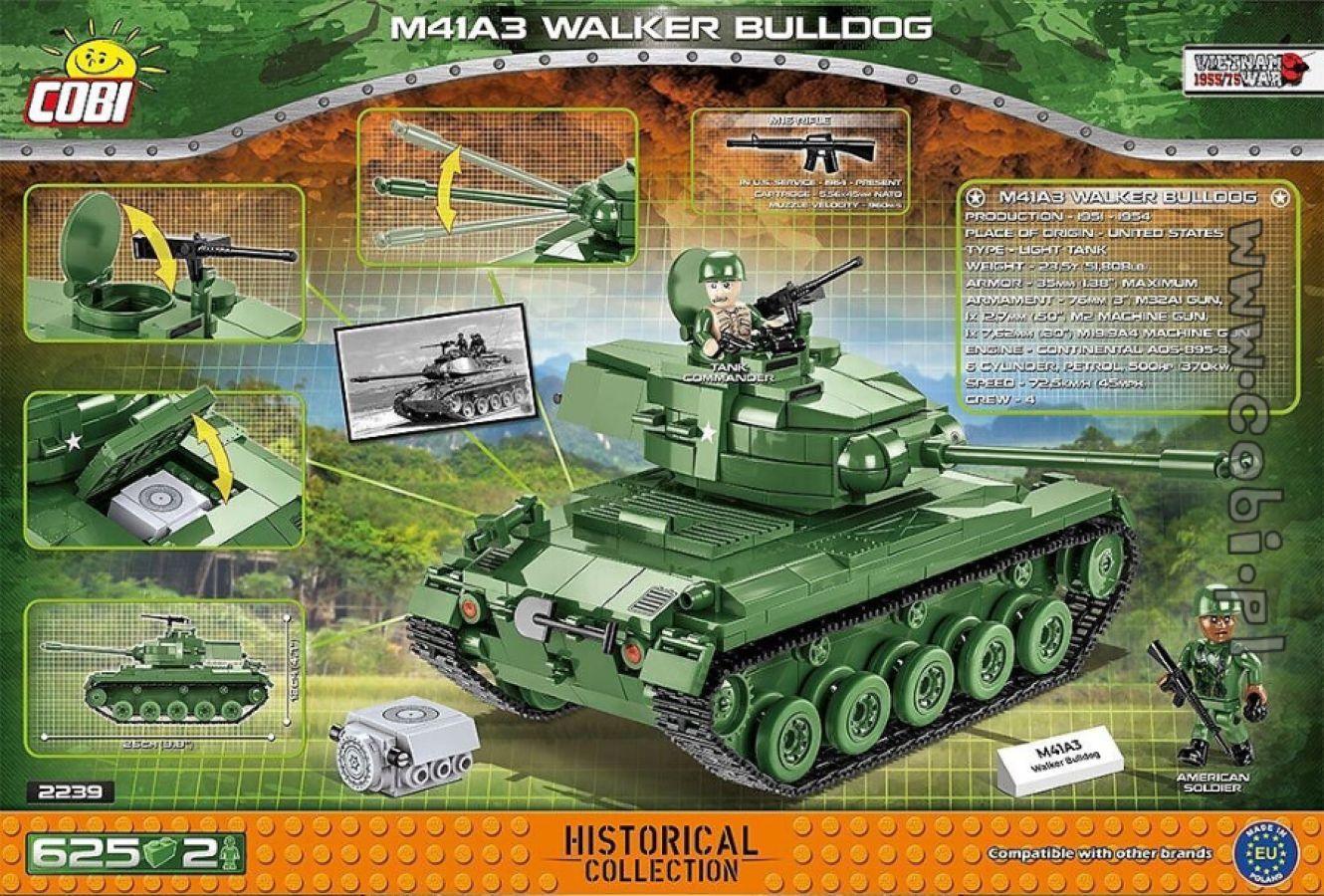 COB2239 Vietnam War - Walker Build M41A3 (625 pieces) - Cobi - Titan Pop Culture