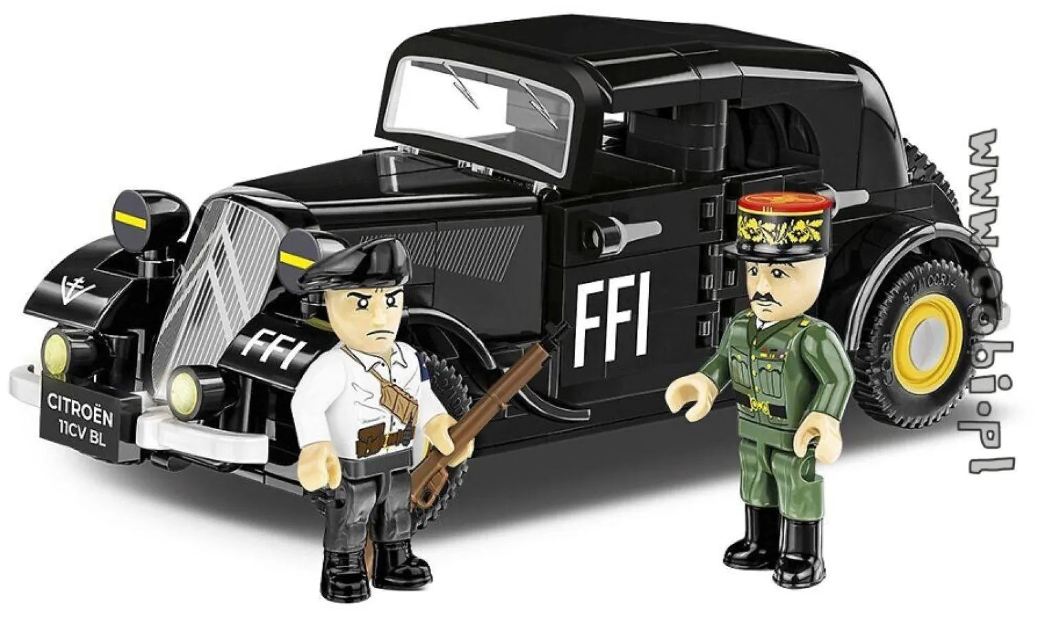 COB2265 World War II - 1938 Citroen Traction 11C (298 pieces) - Cobi - Titan Pop Culture