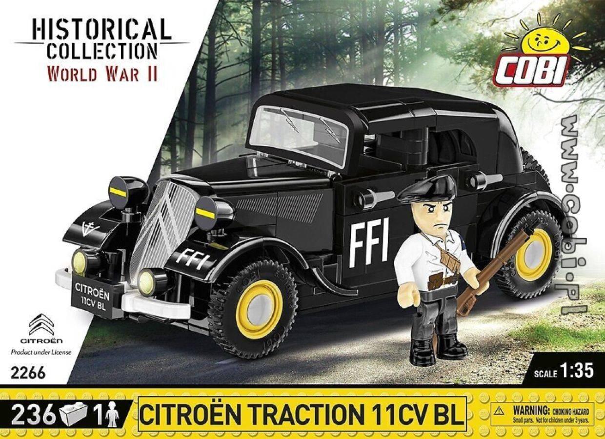 COB2266 World War II - 1938 Citroen Traction 11C (236 pieces) - Cobi - Titan Pop Culture