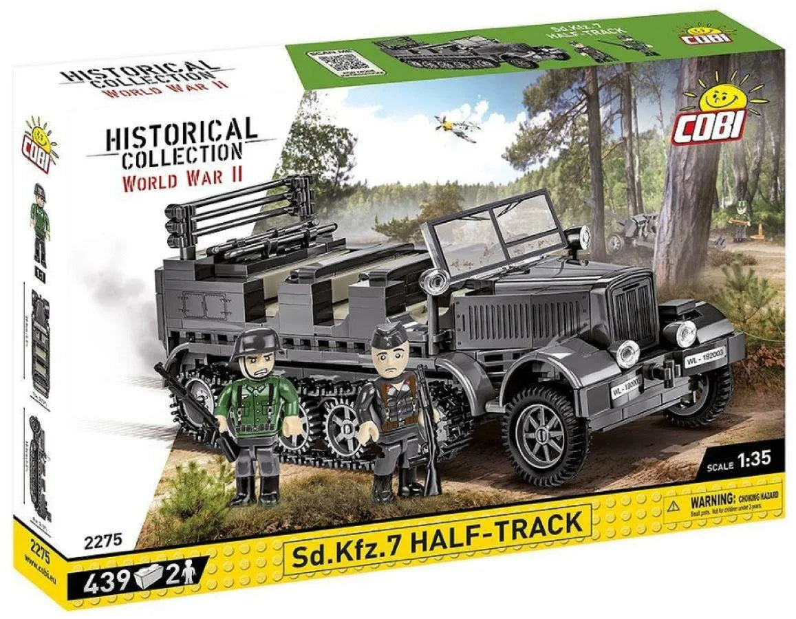 COB2275 World War 2 - Sd.Kfz.7 Half-Track (439 Piece Kit) - Cobi - Titan Pop Culture