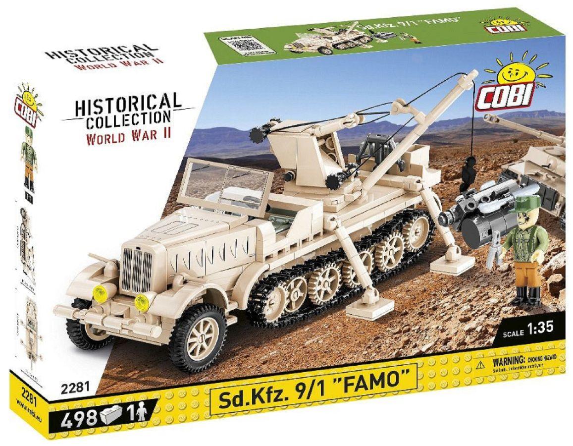 COB2281 World War 2 - Sd.Kfz. 9/1 "Famo" Half-Track (502 Piece Kit) - Cobi - Titan Pop Culture