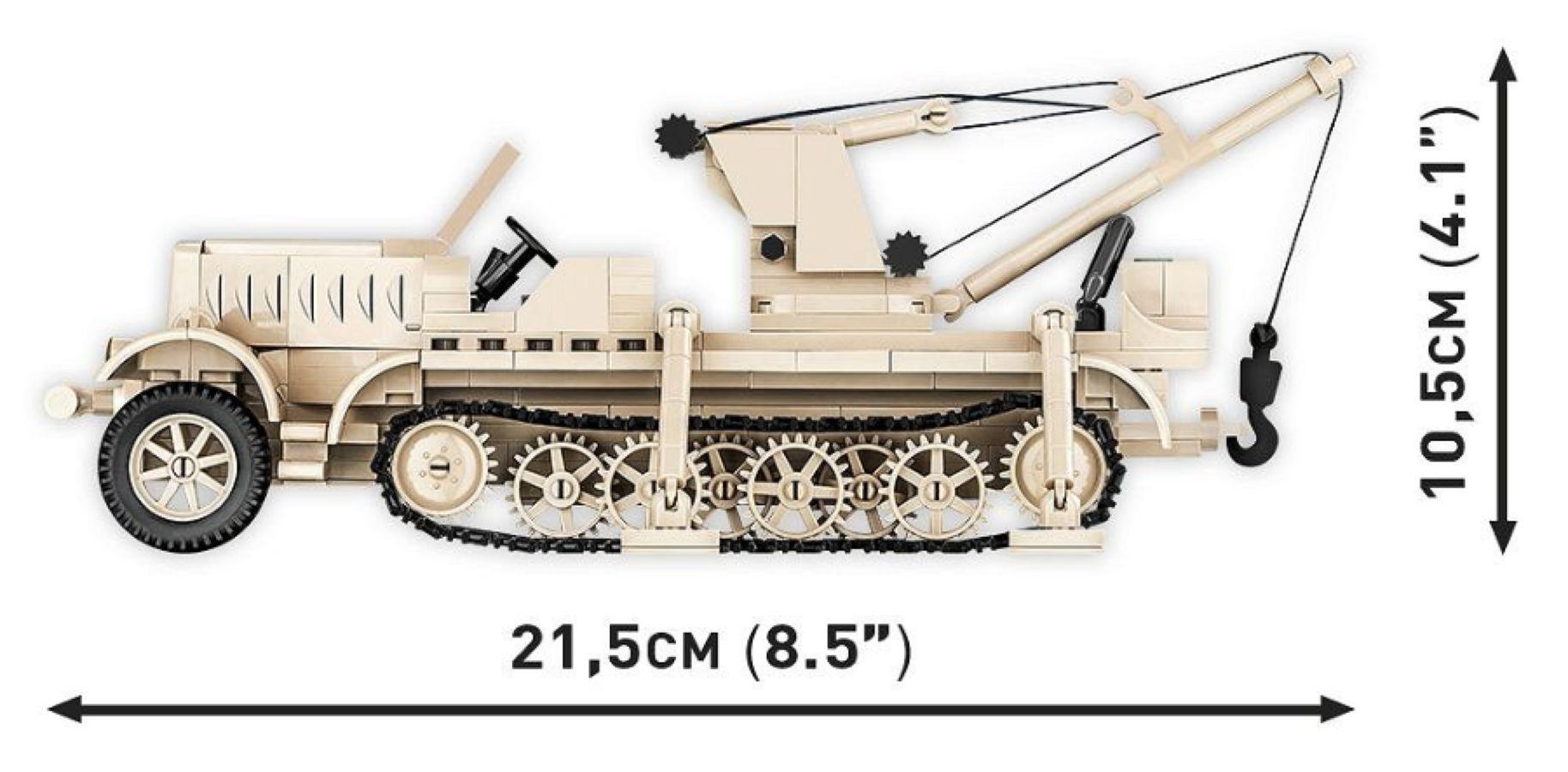 COB2281 World War 2 - Sd.Kfz. 9/1 "Famo" Half-Track (502 Piece Kit) - Cobi - Titan Pop Culture