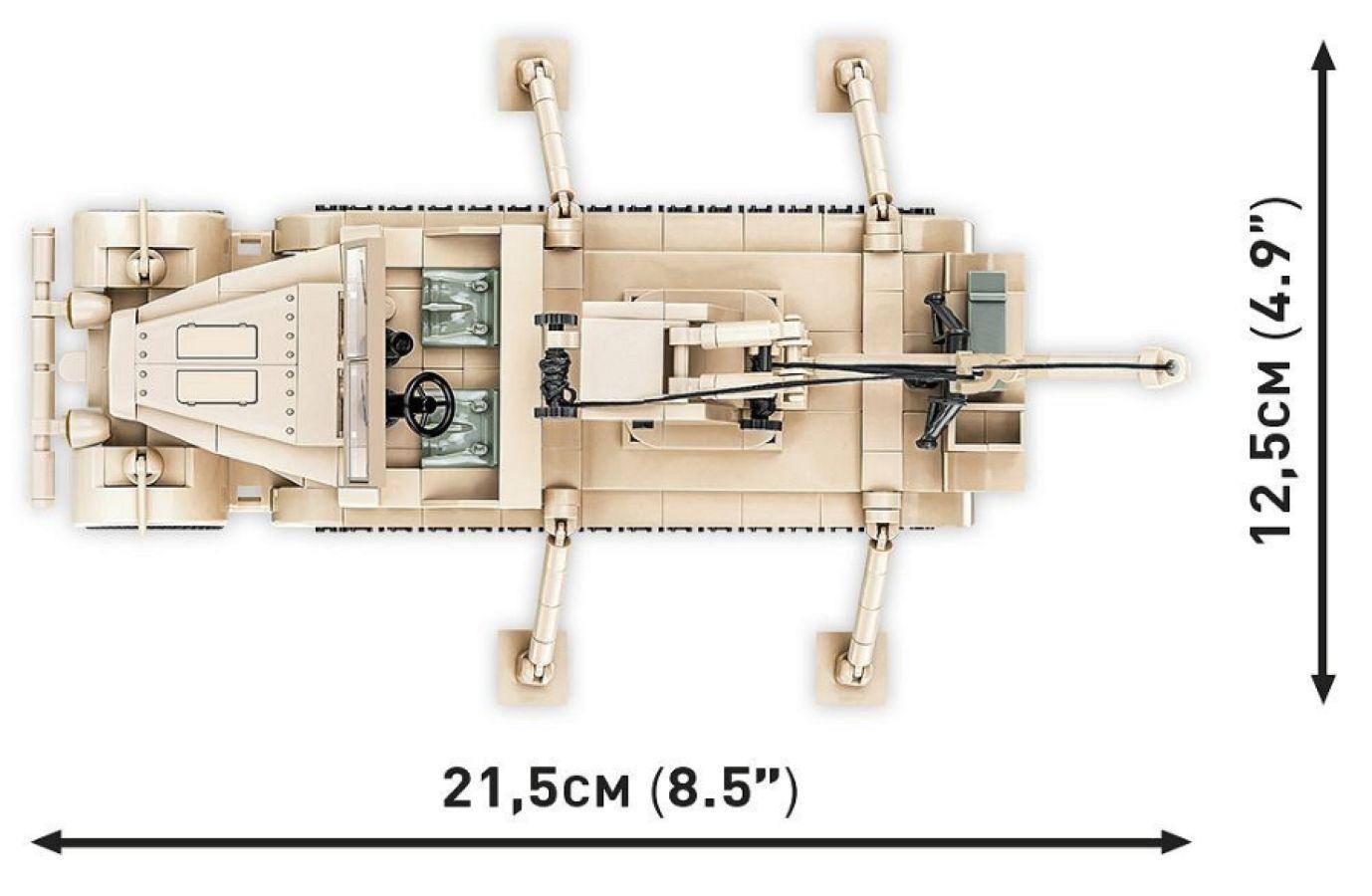 COB2281 World War 2 - Sd.Kfz. 9/1 "Famo" Half-Track (502 Piece Kit) - Cobi - Titan Pop Culture