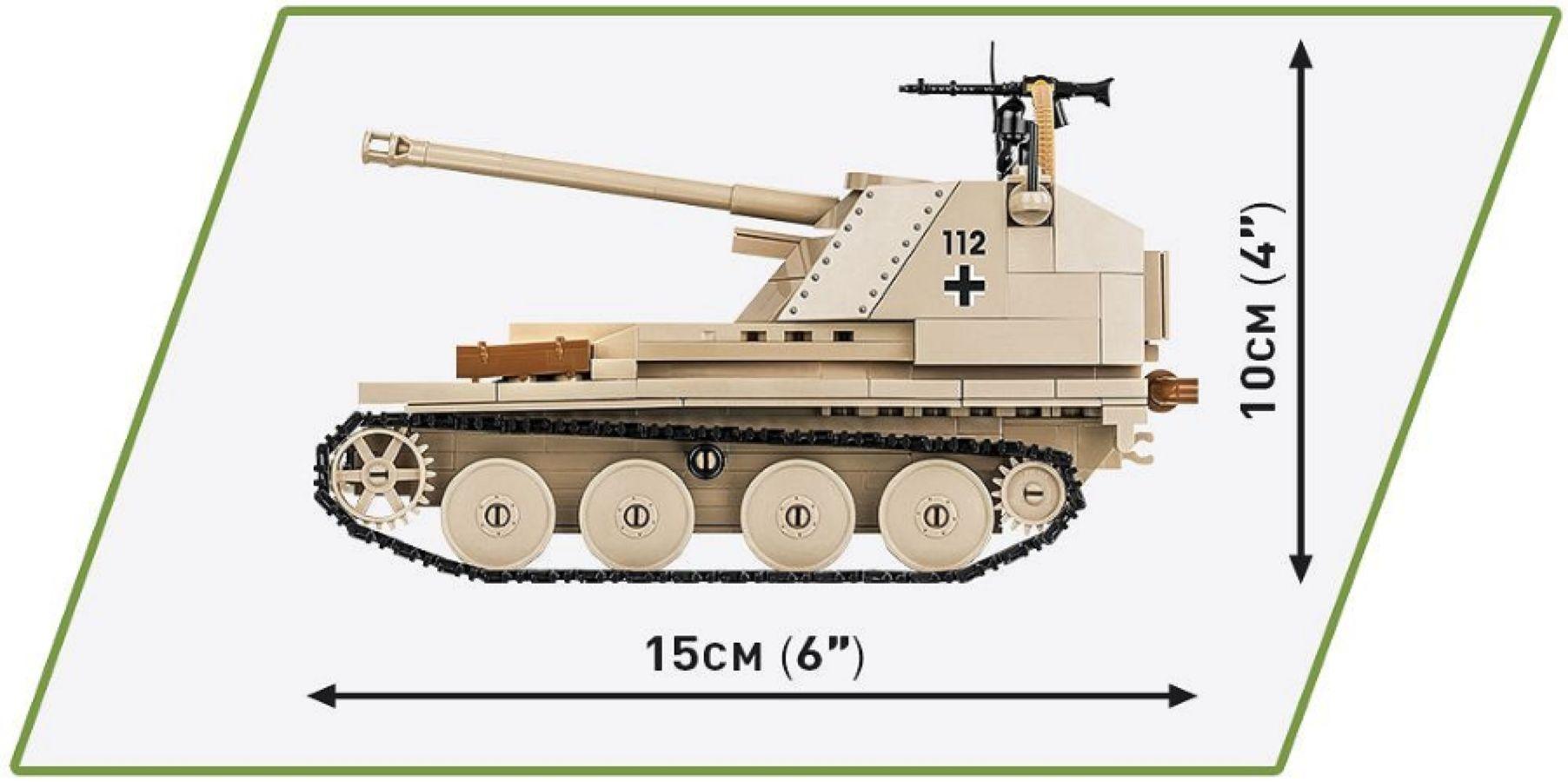 COB2282 World War 2 - Sd.Kfz. 138 Marder III Ausf.M (363 Piece Kit) - Cobi - Titan Pop Culture