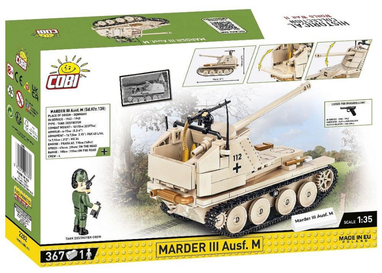 COB2282 World War 2 - Sd.Kfz. 138 Marder III Ausf.M (363 Piece Kit) - Cobi - Titan Pop Culture