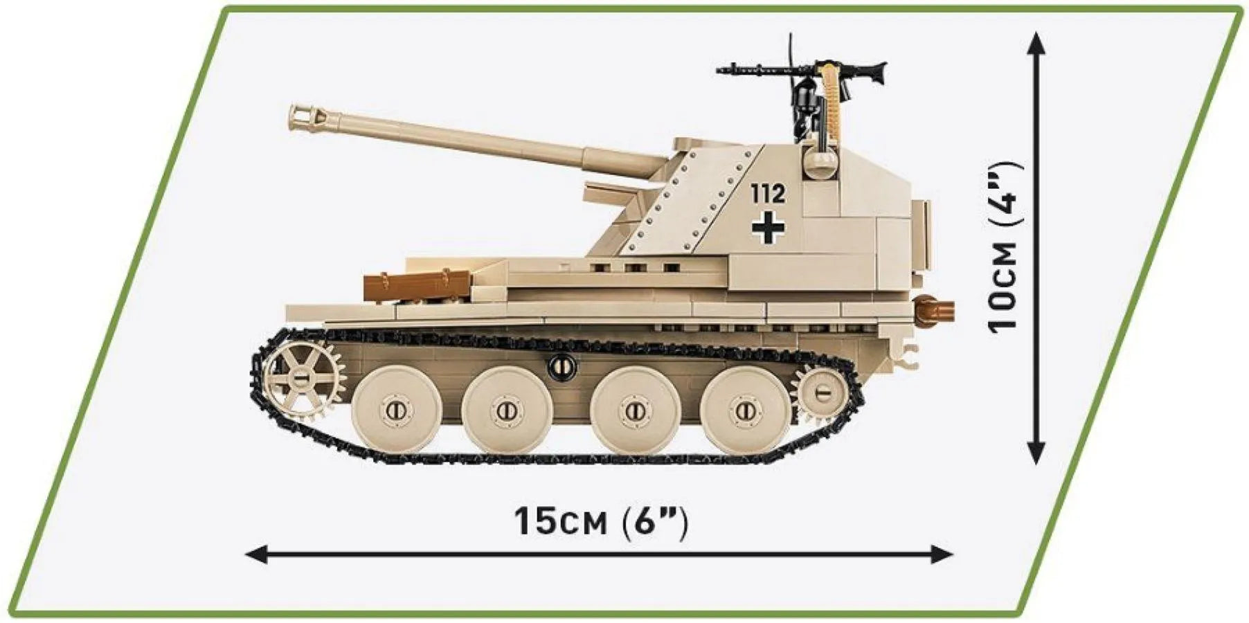 COB2282 World War 2 - Sd.Kfz. 138 Marder III Ausf.M (363 Piece Kit) - Cobi - Titan Pop Culture