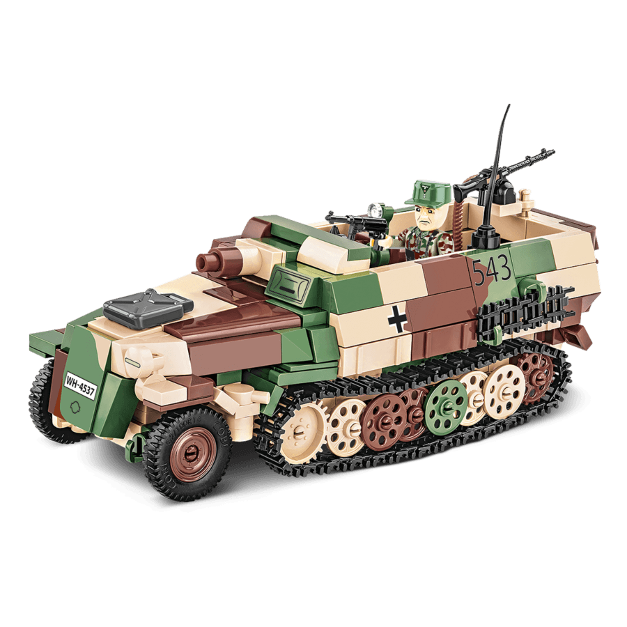 COB2283 World War 2 - Sd.Kfz.251/9 Stummel Half-Track (485 Piece Kit) - Cobi - Titan Pop Culture