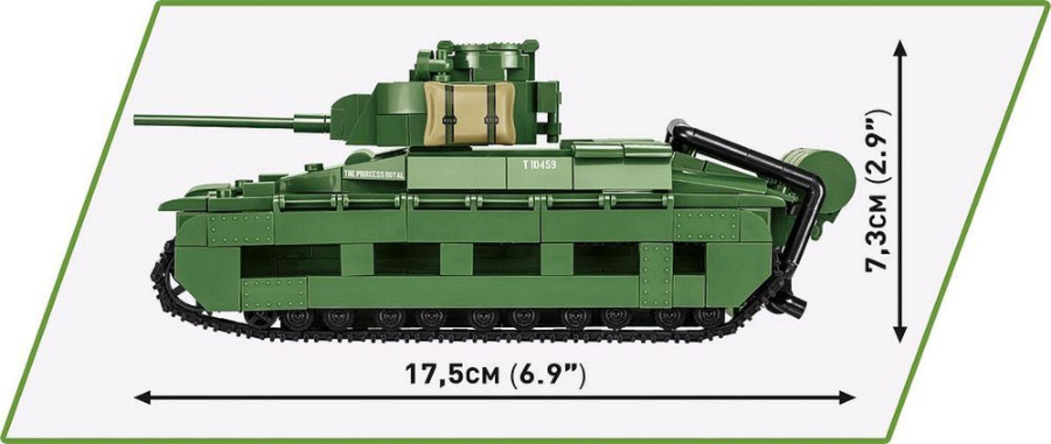 COB2284 World War 2 - Matilda II & Panzer 38 (T) Diorama (1008 Piece Kit) - Cobi - Titan Pop Culture