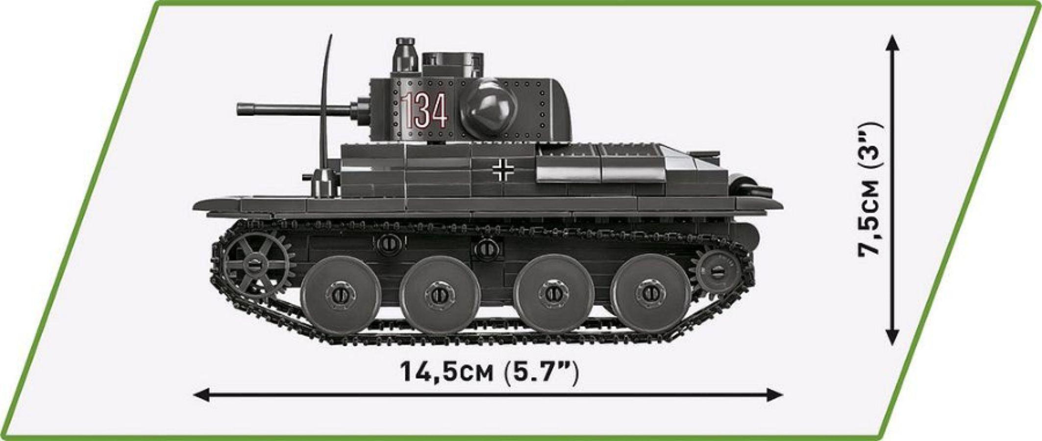 COB2284 World War 2 - Matilda II & Panzer 38 (T) Diorama (1008 Piece Kit) - Cobi - Titan Pop Culture