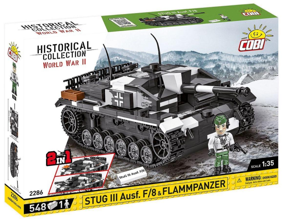 COB2286 World War 2 - Stug Iii Ausf F/Flammpanzer (536 Piece Kit) - Cobi - Titan Pop Culture