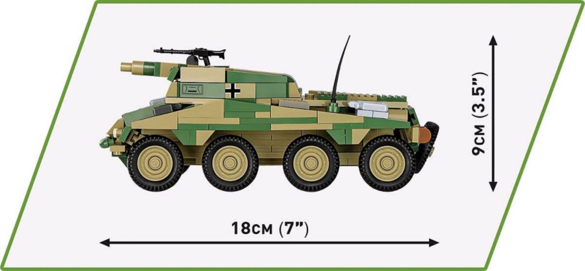 COB2288 World War 2 - Sd.Kfz. 234/3 Stummel (438 Piece Kit) - Cobi - Titan Pop Culture