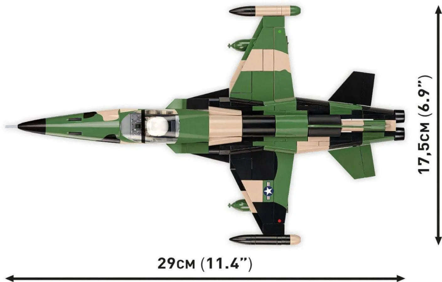 COB2425 Vietnam War - Northrop F-5A Freedom Fighter (352 Piece Kit) - Cobi - Titan Pop Culture