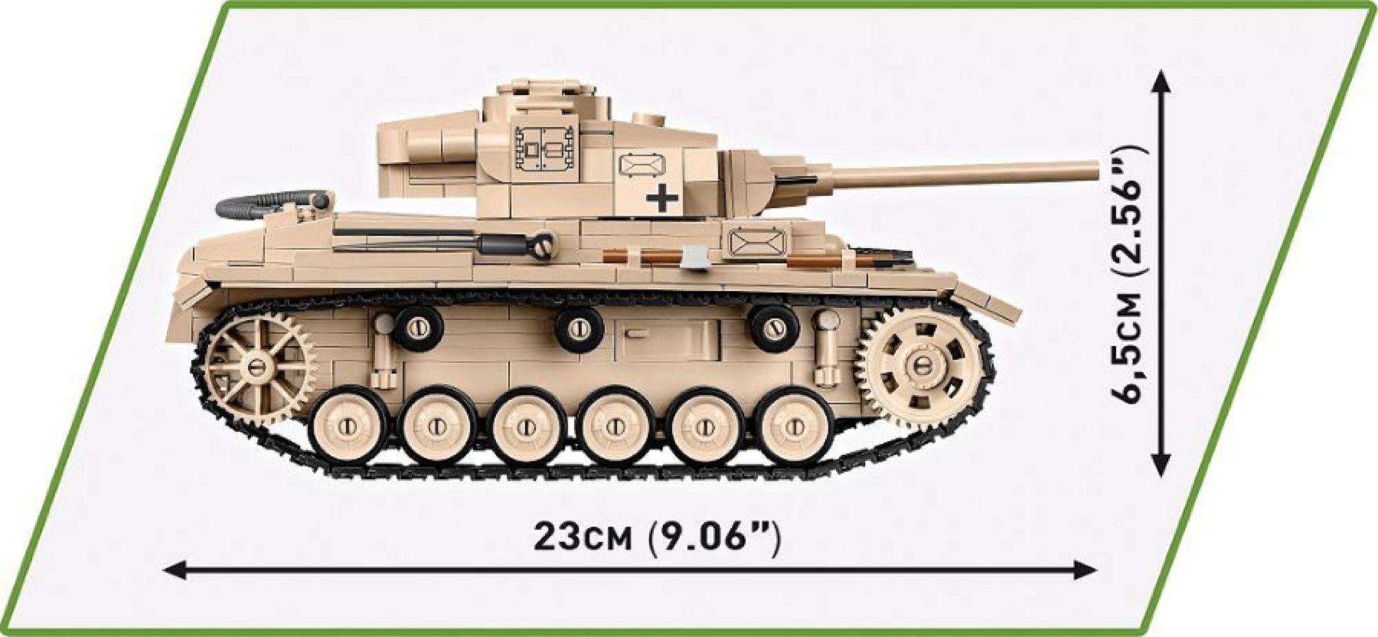 COB2562 World War 2 - Panzer III Ausf.J & Field Workshop (780 Piece Kit) - Cobi - Titan Pop Culture