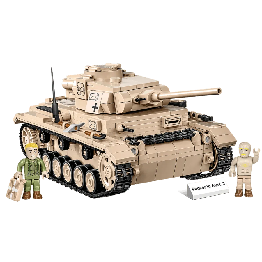 COB2562 World War 2 - Panzer III Ausf.J & Field Workshop (780 Piece Kit) - Cobi - Titan Pop Culture