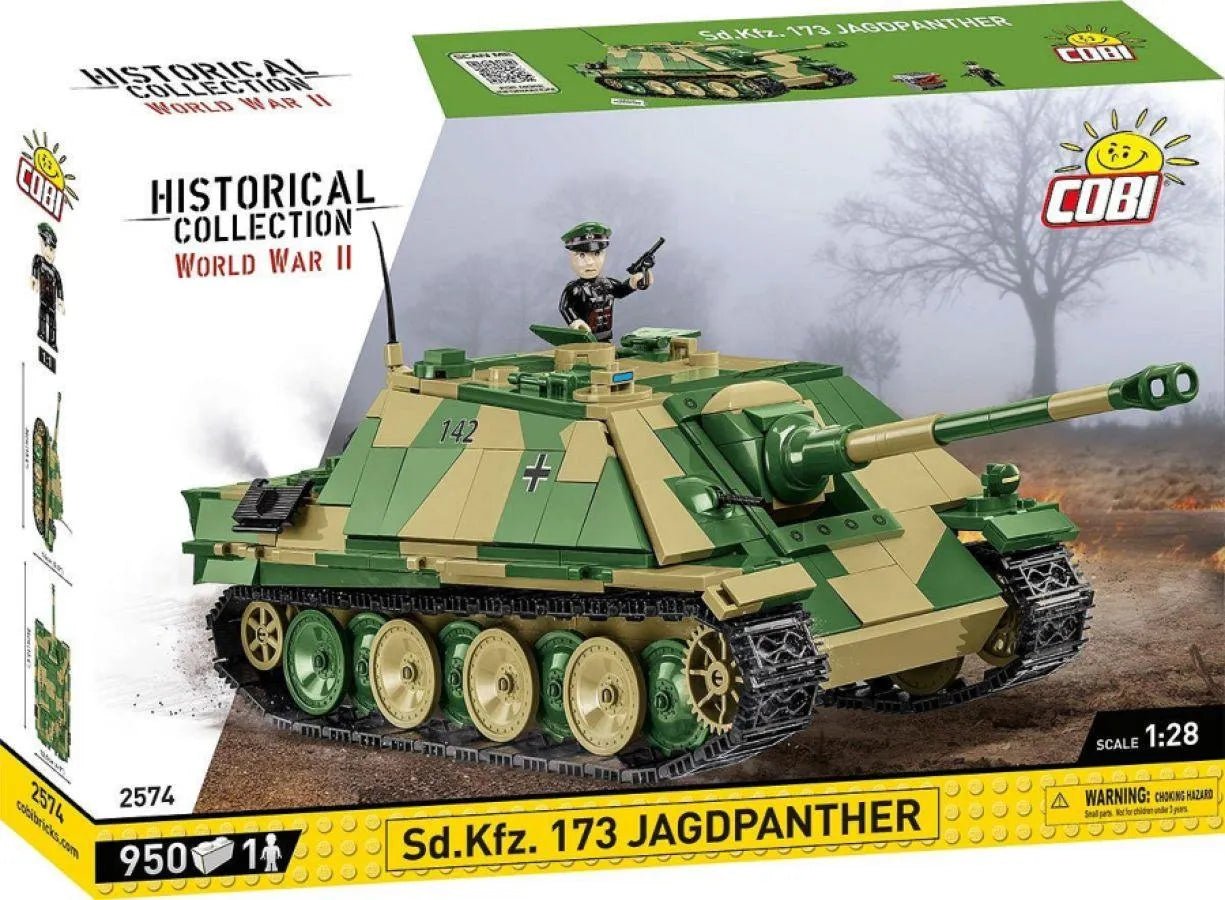 COB2574 World War 2 - Sd.Kfz.173 Jagdpanther (970 Piece Kit) - Cobi - Titan Pop Culture