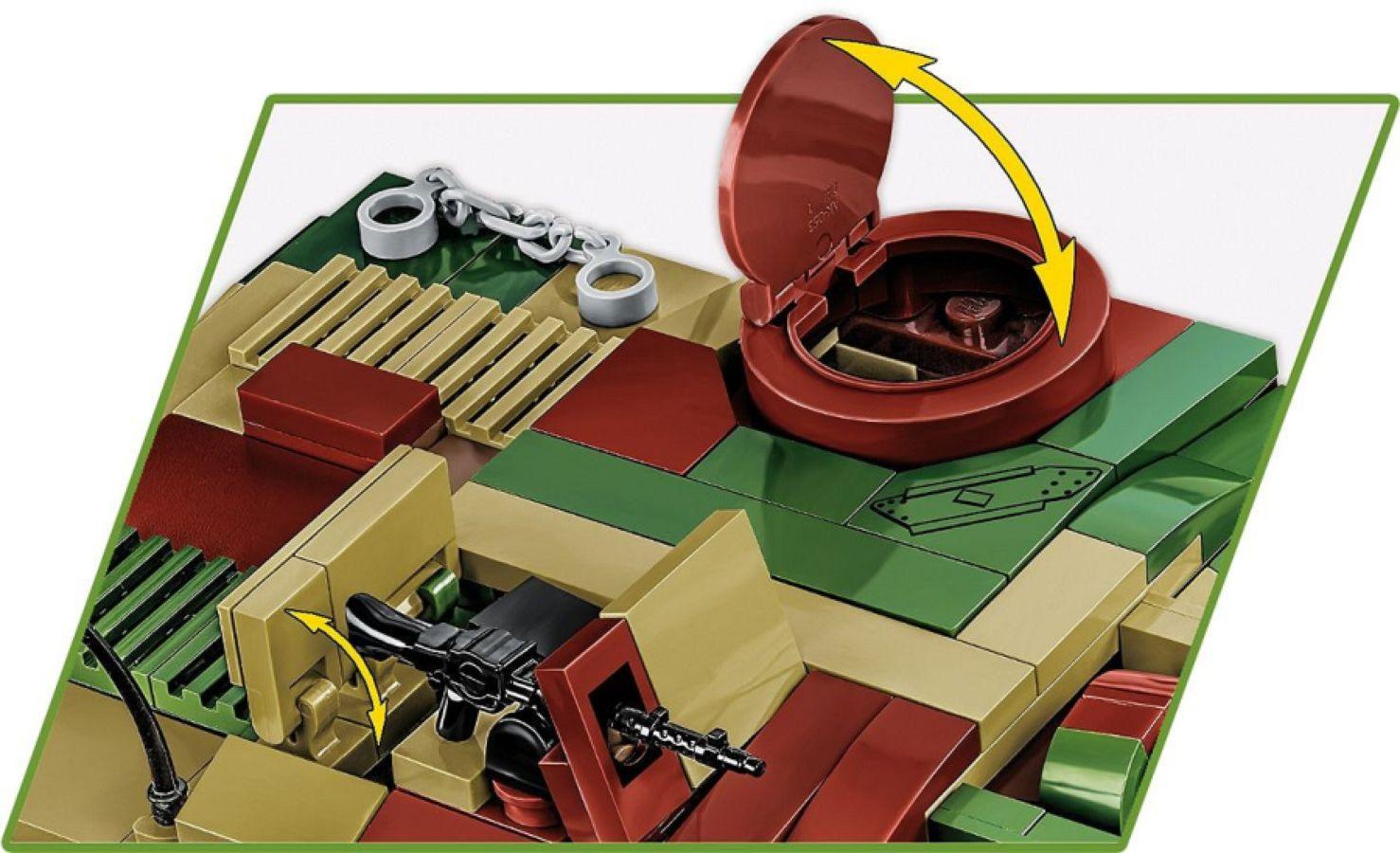 COB2576 World War 2 - Sd.Kfz.167 Sturmgeschutz IV (954 Piece Kit) - Cobi - Titan Pop Culture