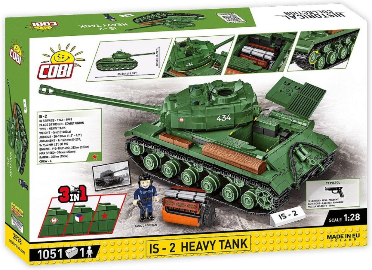 COB2578 World War 2 - IS-2 (3 in 1) (1044 Piece Kit) - Cobi - Titan Pop Culture