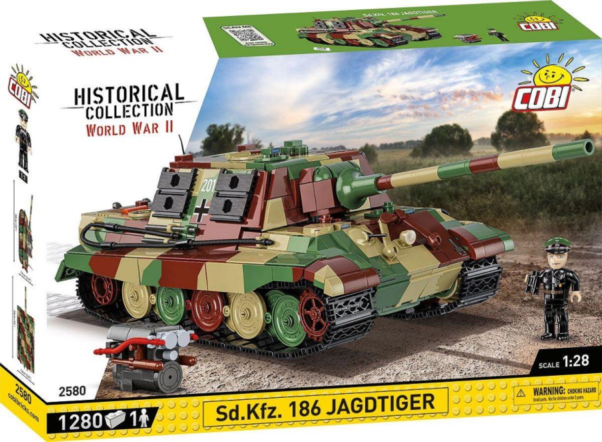 COB2580 World War 2 - Sd.Kfz. 186 - Jagdtiger (1280 Piece Kit) - Cobi - Titan Pop Culture