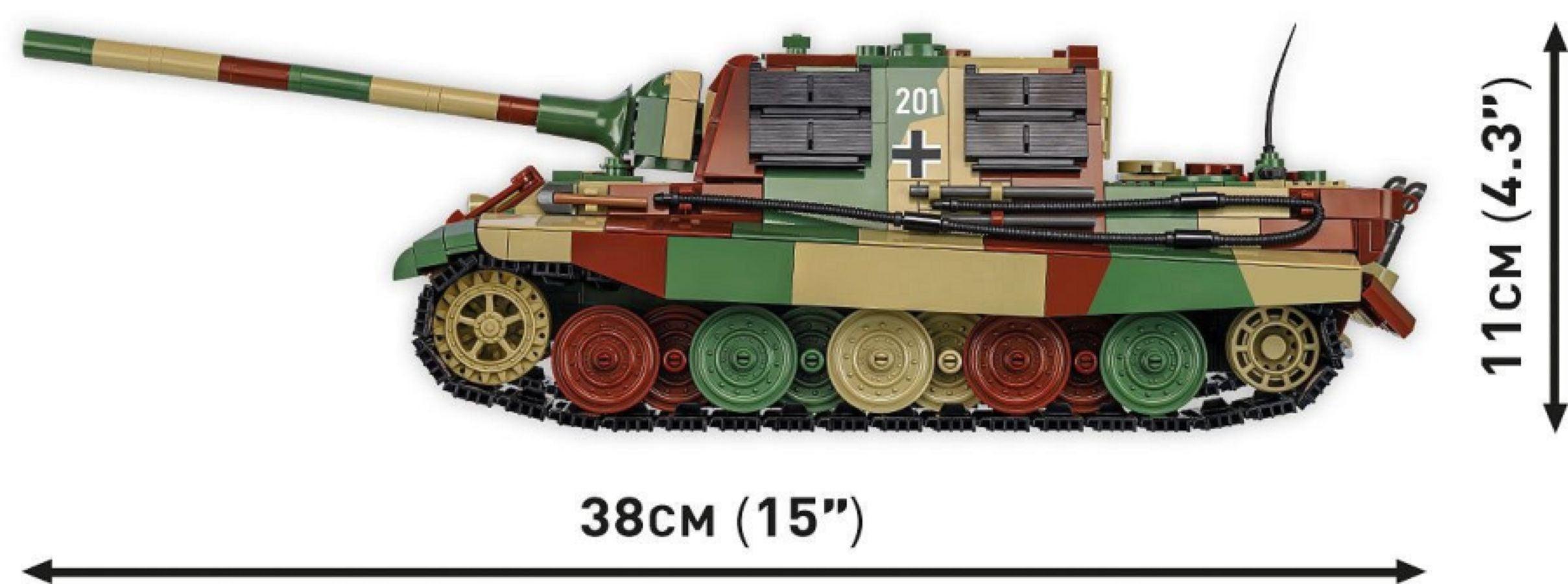 COB2580 World War 2 - Sd.Kfz. 186 - Jagdtiger (1280 Piece Kit) - Cobi - Titan Pop Culture